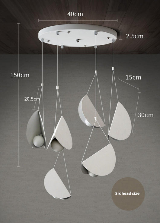 Lámpara Colgante Minimalista Plegable para Mesita de Noche - Image 8