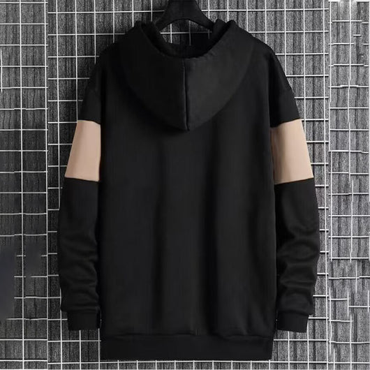 Sudadera con Capucha Patchwork Color Block para Hombre - Estilo Single Face - Image 18