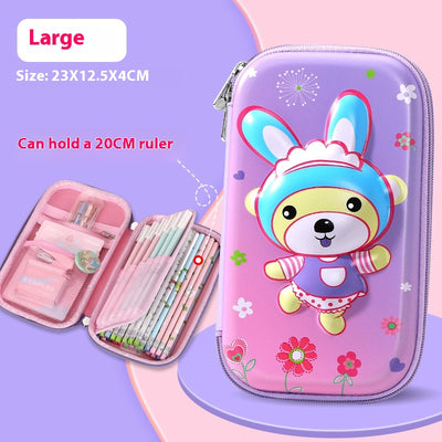Estuche Escolar Grande Anti-Caídas con Alta Capacidad EVA para Primaria - Image 8
