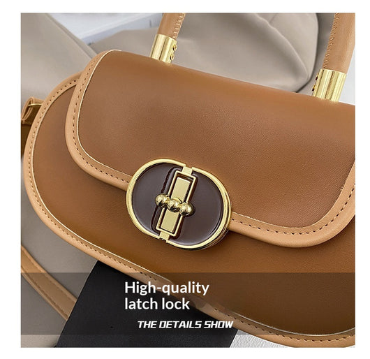 Bolso Tote Retro Premium Mate con Correa Cruzada Miniatura Redonda Otoño - Image 17