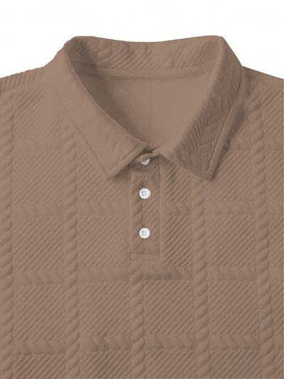Polo Manga Larga Clásico con Solapa y Botones para Hombre - Image 12