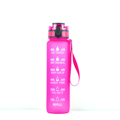 Botella de Agua Transparente 1L Kawaii sin BPA - Infusor de Frutas Reutilizable - Image 14