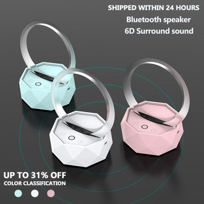 Parlante Bluetooth Portátil 6D con Luz LED y Sonido Envolvente - Image 8
