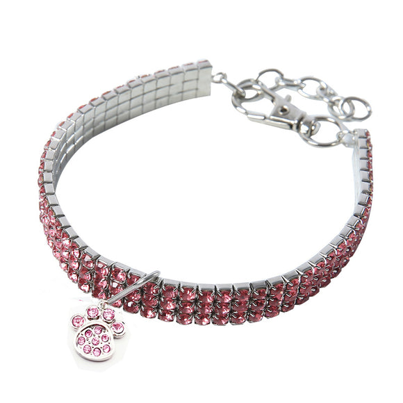 Collar Elástico de Cristal para Mascotas