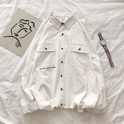 Camisa Suelta y Desenfadada con Forro de Red - Estilo Urbano Moderno - Image 5