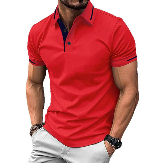 Camisa Casual Transpirable de Manga Corta para Negocios y Commuting - Image 5