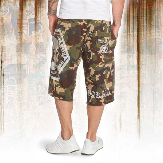 Pantalones de Playa Fitness Sueltos Hasta la Rodilla para Hombre - Image 10