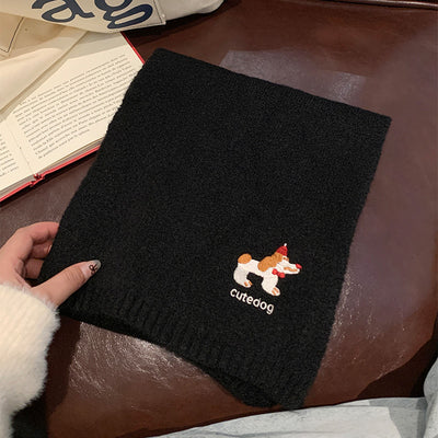 Bufanda Térmica Infantil con Bordado de Cachorro - Diseño Adorable para Otoño e Invierno - Image 7
