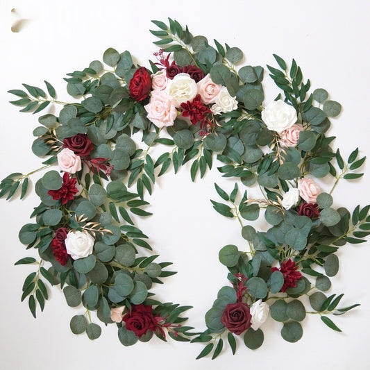 Arreglo Floral de Ratán Rosa para Decoración de Hoteles - Image 2