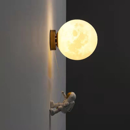 Lámpara de Pared Infantil Temática Astronauta - Luz LED para Dormitorio Infantil - Image 5