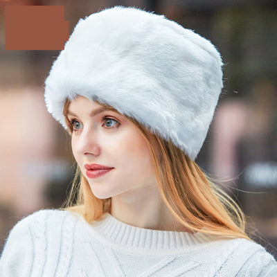 Gorro de Piel de Conejo Elegante para Invierno - Estilo Europeo y Americano - Image 15
