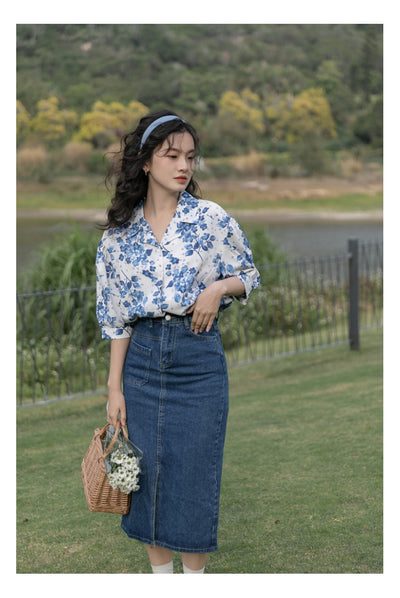 Blusa Suelta con Diseño Floral Elegante - Image 7