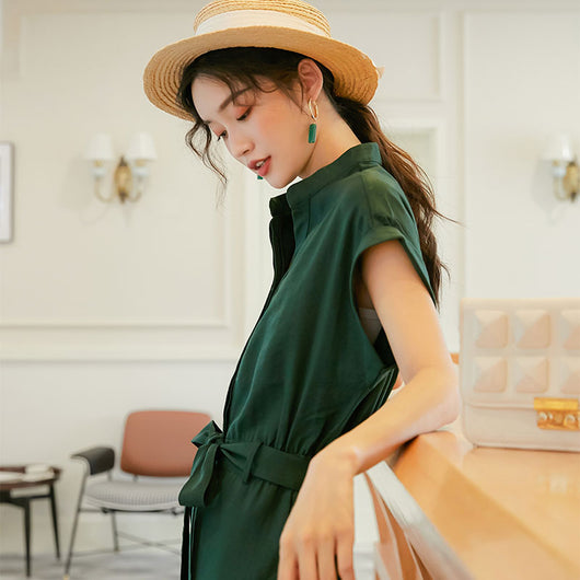 Jumpsuit Ajustado de Cintura Alta y Pantalón Capri para Mujer - Image 9
