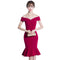 Vestido Largo Hombros Descubiertos