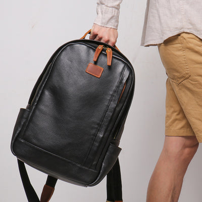 Mochila de Viaje Premium en Cuero Genuino Top Grain para Hombre - Image 10