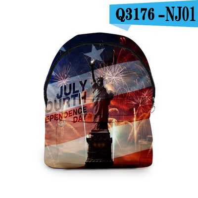 Mochila Oxford con Impresión 3D Digital - Diseño Casual Moderno - Image 2