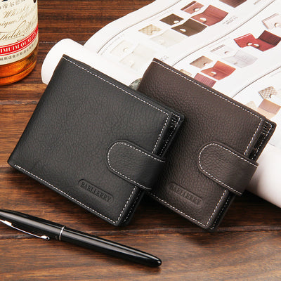 Billetera Corta Retro con Hebilla Multifuncional para Hombre - Image 5