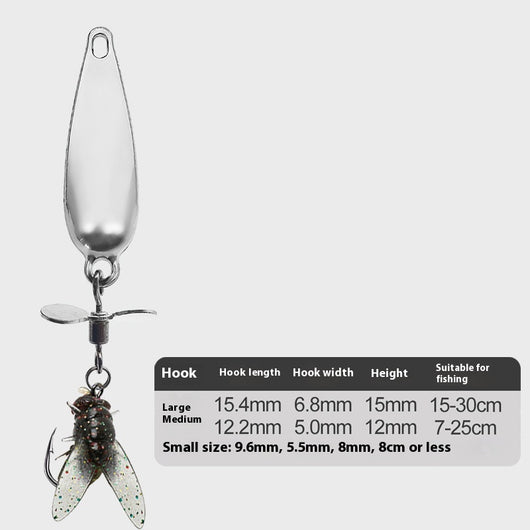 Anzuelo Giratorio con Hélice para Pesca de Mosca - Image 7