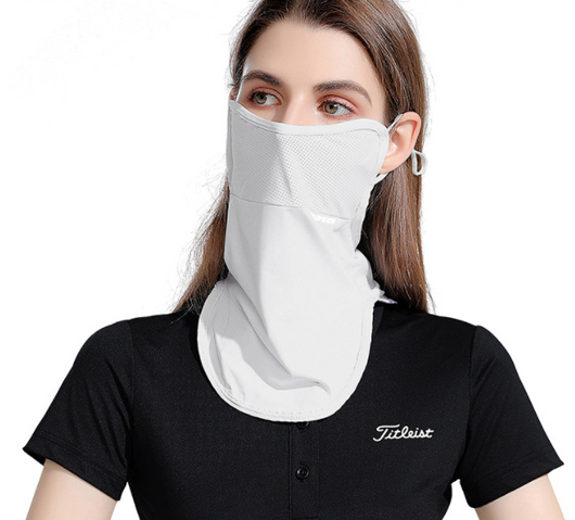 Protector Solar Facial de Seda Hielo con Cobertura de Cuello para Ciclismo - Image 2