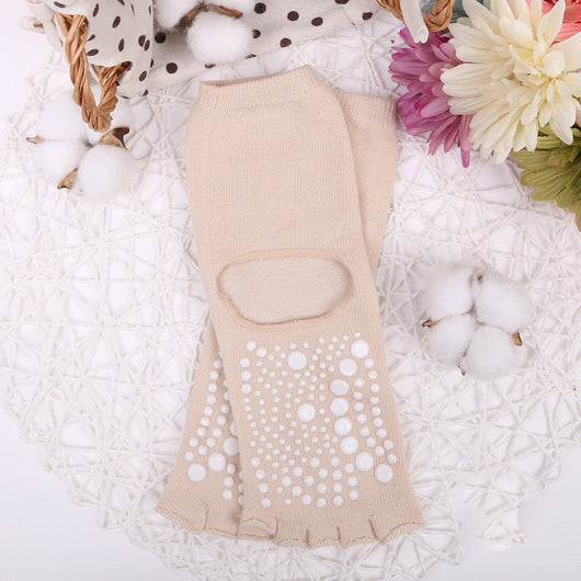 Calcetines de Yoga Antideslizantes con Dedos Separados - Image 3