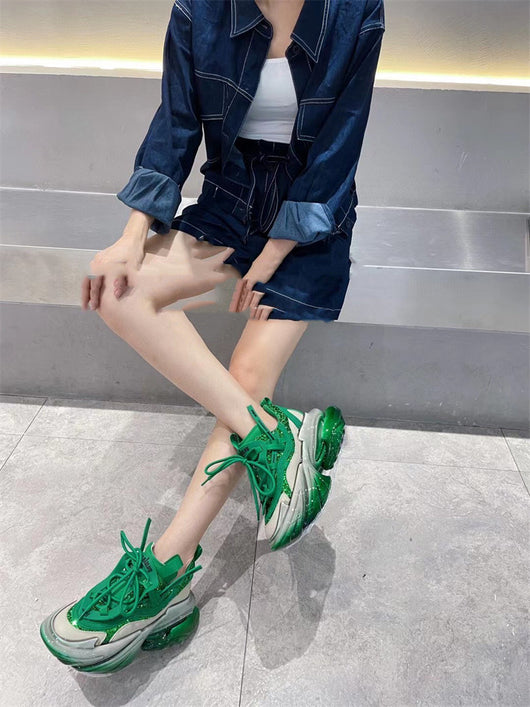 Zapatillas Deportivas Casual para Mujer con Suela Gruesa de Gel - Image 8