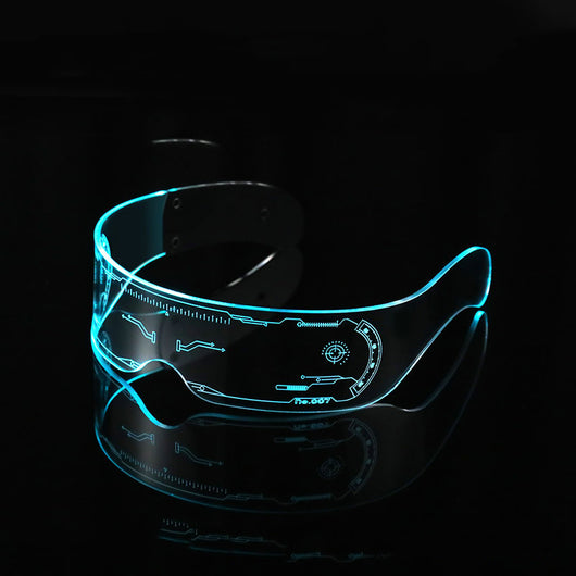 Gafas Futuristas Punk de Tecnología Luminiscente para Fotografía Sci-Fi - Image 7