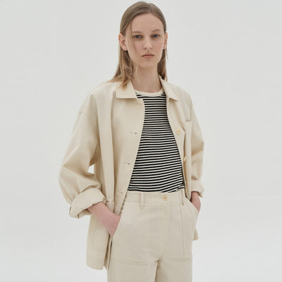 Chaqueta Camisa Suelta de Ocio y Confort - Image 4