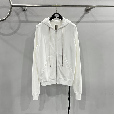 Sudadera Negra con Capucha y Cierre para Hombre - Image 2