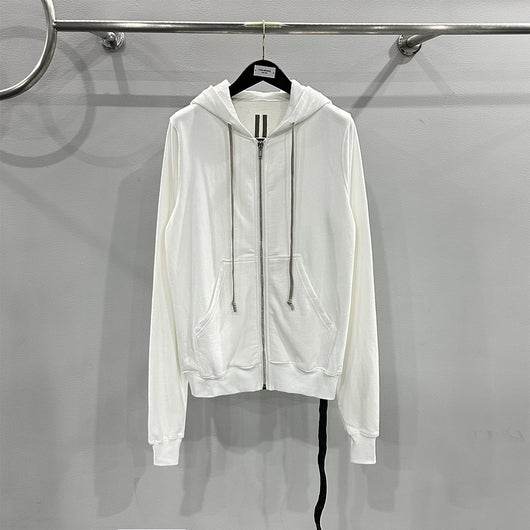 Sudadera Negra con Capucha y Cierre para Hombre - Image 2
