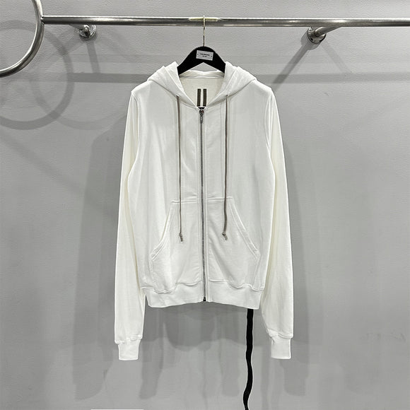 Sudadera Negra con Capucha y Cierre para Hombre