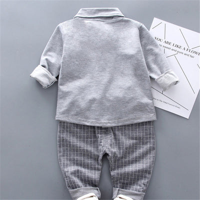 Conjunto de Camisa Vaquera Infantil de Dos Piezas - Image 3