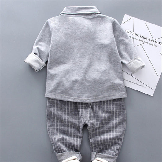Conjunto de Camisa Vaquera Infantil de Dos Piezas - Image 3