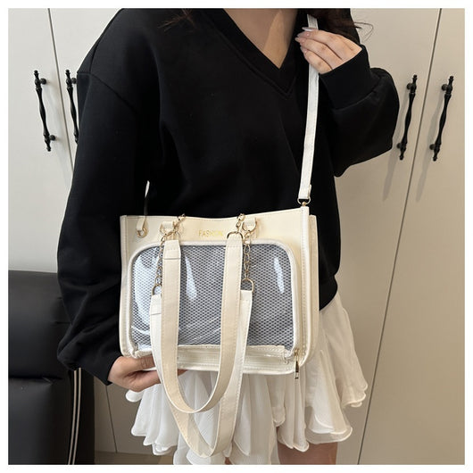 Bolsa Tote Amplia de Diseño Minimalista Japonés para Uso Casual - Image 12