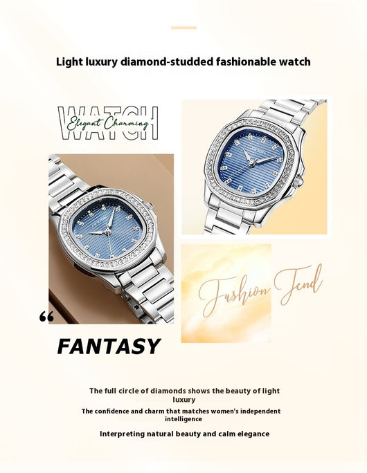 Reloj de Cuarzo Nautiloide Resistente al Agua para Mujer - Image 8
