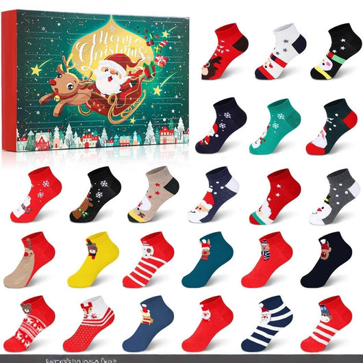 Calcetines Navideños Sorpresa en Caja - Decoraciones Temáticas Miniatura - Image 8