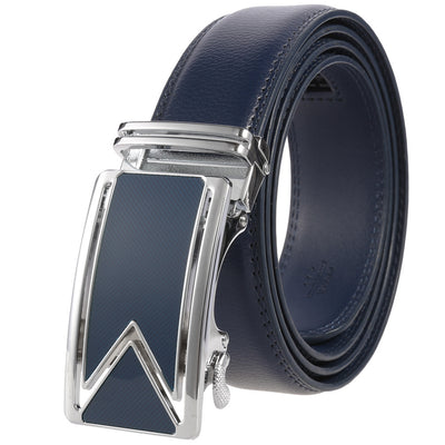 Cinturón de Cuero Bovino Premium con Hebilla Automática de Doble Capa - Image 11