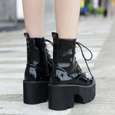 Botas de Tacón Alto con Cordones - Image 9