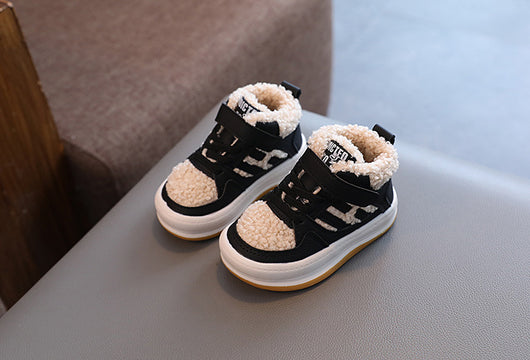 Zapatos de Algodón para Niñas con Lana de Cordero y Suela Antideslizante - Image 9
