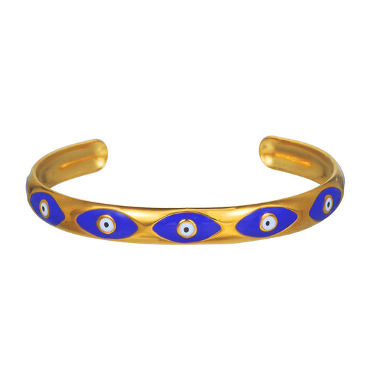 Pulsera Retro de Acero Titanio Abierta - Estilo INS - Image 3