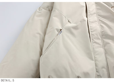 Chaqueta de Plumón de Pato Blanco para Hombre - Corte Holgado - Image 11