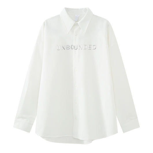 Playera Manga Larga con Diseño de Letras para Hombre y Mujer - Image 10