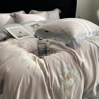 Juego de Sábanas Lyocell Estampado Floral - 4 Piezas - Image 17