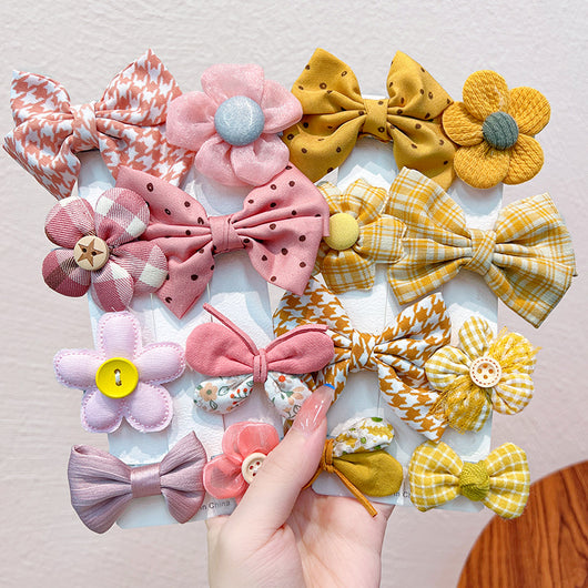 Clip de Cabello con Moño Floral para Niñas - Diseño Princesa Hada - Image 78