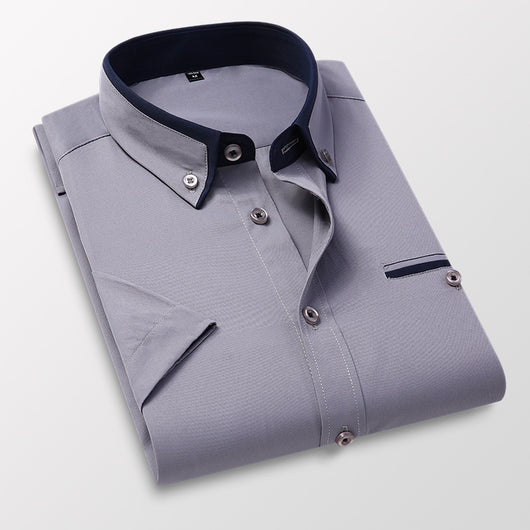 Camisa Casual Slim Fit Sin Planchado para Hombre - Image 6