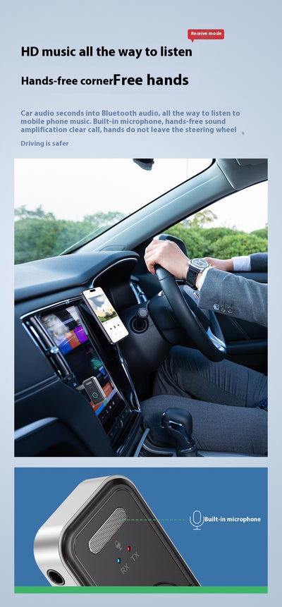 Receptor Bluetooth Multifunción - Convertidor de Audio Inalámbrico - Image 23