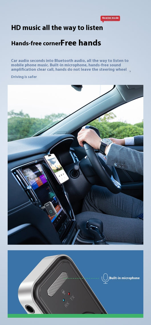 Receptor Bluetooth Multifunción - Convertidor de Audio Inalámbrico - Image 23