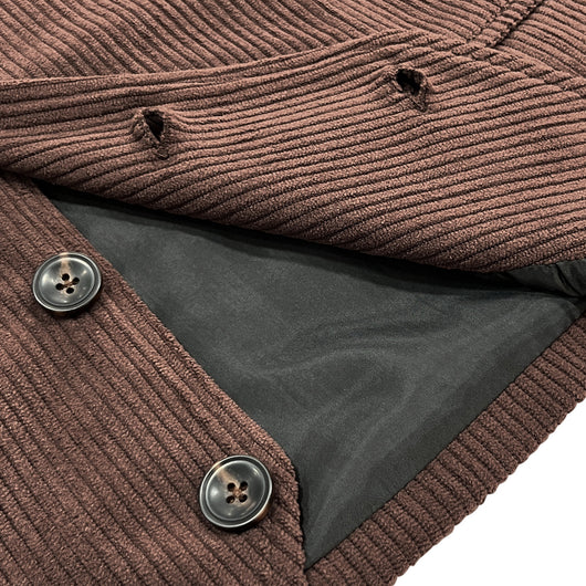 Chaleco de Pana para Hombre con Bolsillos de Patchwork y Chaqueta Exterior - Image 4