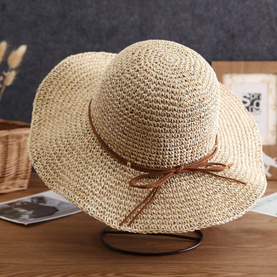 Sombrero de Paja para Playa y Viajes - Protección Solar Versátil - Image 20