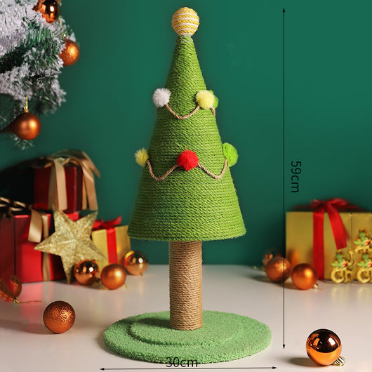 Árbol Rascador Minimalista Navideño para Gatos - Image 9