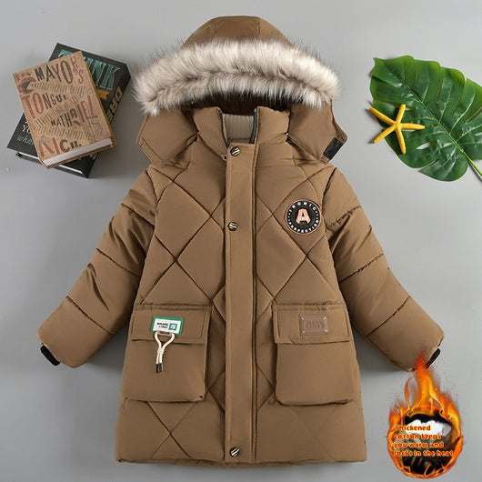 Abrigo Acolchado Grueso de Algodón para Niños - Image 2